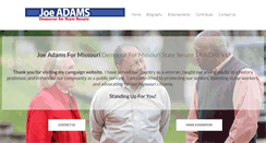 Desktop Screenshot of joeadamsformissouri.com
